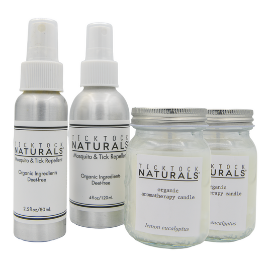 Natural organic insect repellent backyard bundle