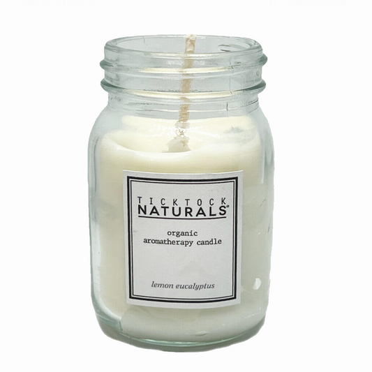 3.5oz Lemon Eucalyptus Organic Aromatherapy Candle