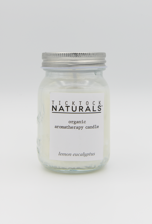 Patio Lemon Eucalyptus Organic Aromatherapy Candle - 3.5oz
