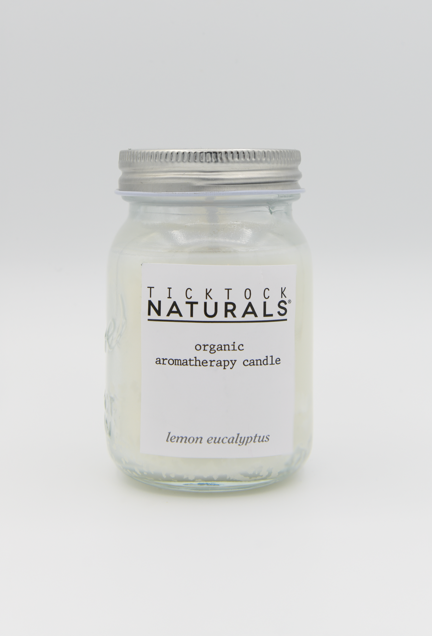 organic lemon eucalyptus aromatherapy candle