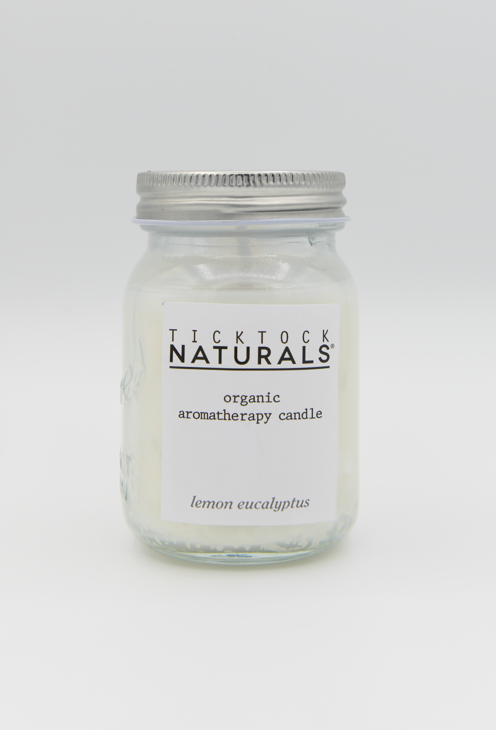 organic lemon eucalyptus aromatherapy candle