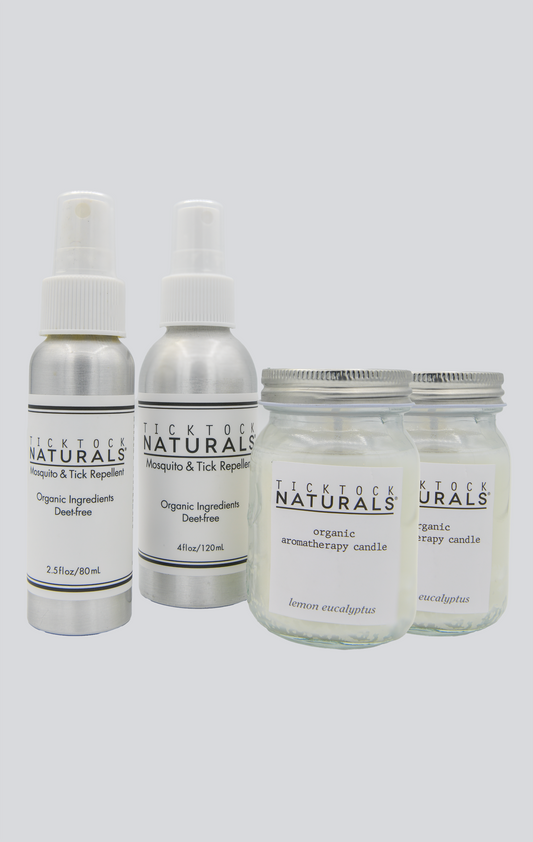 Tick Tock Naturals Organic Insect Repellent Backyard Bundle