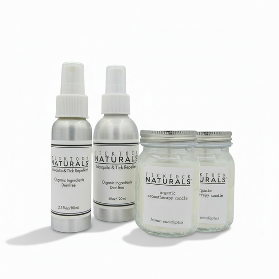 Natural organic insect repellent backyard bundle