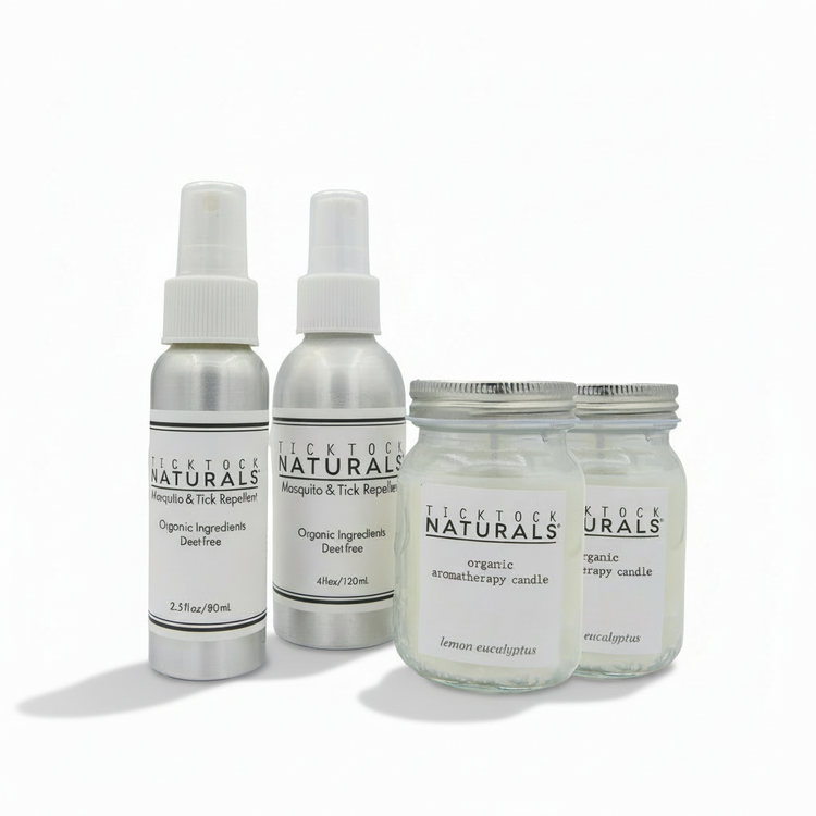 Natural organic insect repellent backyard bundle