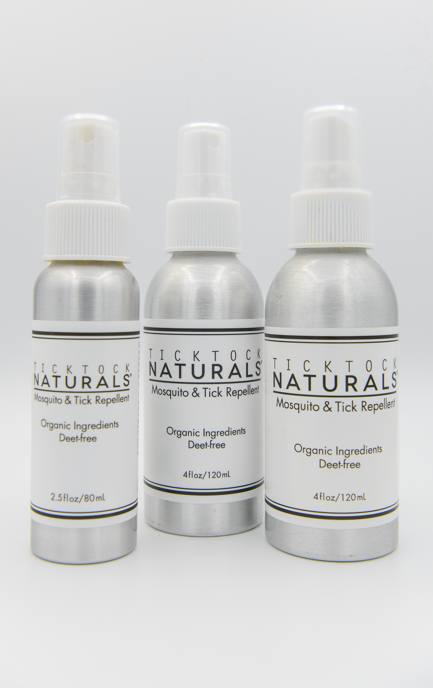 Tick Tock Naturals Organic Insect Repellent Family Bundle