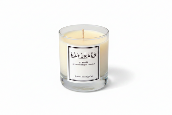 Tick Tock Naturals Aromatherapy Lemon Eucalyptus Candle - 7 oz
